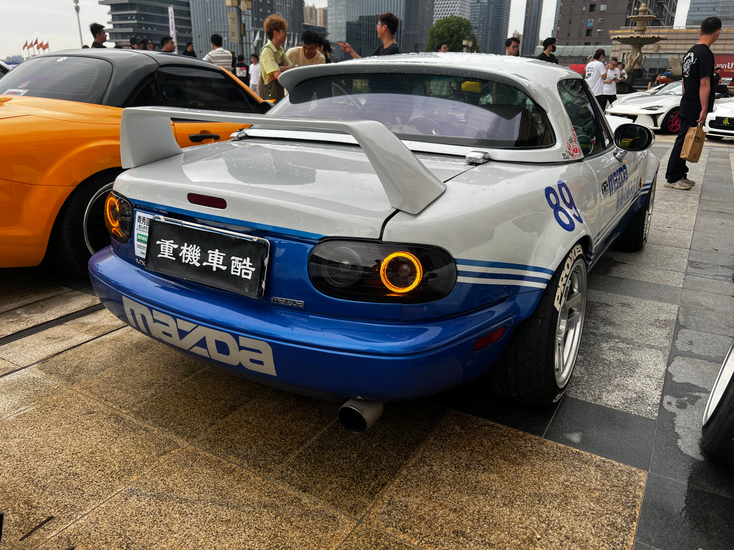 Archaic For Mazda Miata NA Full LED Tail Light Assembly (Light Smoke)Already E-mark certified