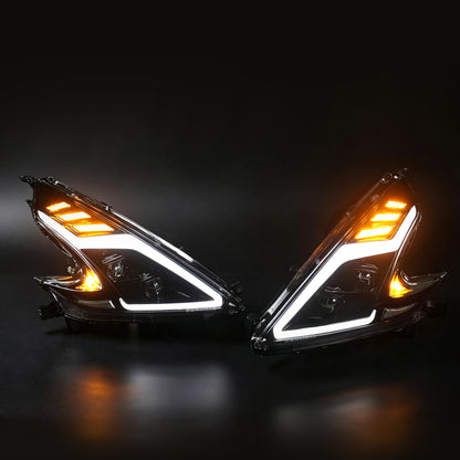 Full LED Headlights for Nissan 370Z Z34 2009–2020 | Startup Animation DRL