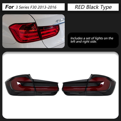 Full LED Tail Lights Assembly For BMW 3 Series F30 F35 2013-2018(New 5-Series style)