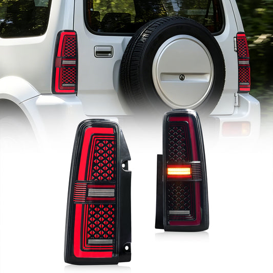 Full LED Tail Lights for Suzuki Jimny JB23 JB43 2007–2017 | Startup Animation