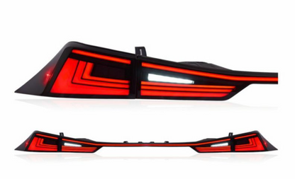 Full LED Tail Lights Assembly For Lexus IS250 2013-2022,with middle through light