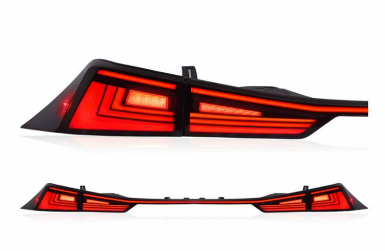 Full LED Tail Lights Assembly For Lexus IS250 2013-2022,with middle through light