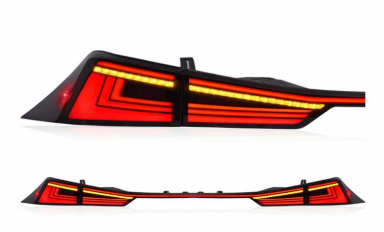 Full LED Tail Lights Assembly For Lexus IS250 2013-2022,with middle through light