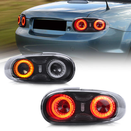 Archaic Full LED Tail Lights Assembly For Mazda Miata  MX-5 NC NC2 NC3 （2005-2015）With E-mark certification