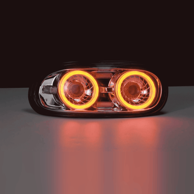 Feux arrière à LED complets (teinte fumée claire) pour Mazda Miata NA (modèle ancien) - Déjà homologué E-mark