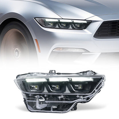 LED Projector Headlights for 2024–2026 Ford Mustang S650 | Startup Animation & Sequential Turn Signals