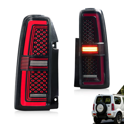 Full LED Tail Lights for Suzuki Jimny JB23 JB43 2007–2017 | Startup Animation