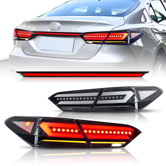 Full LED Tail Lights Assembly For Toyota Camry  2018-2023,with trunk light