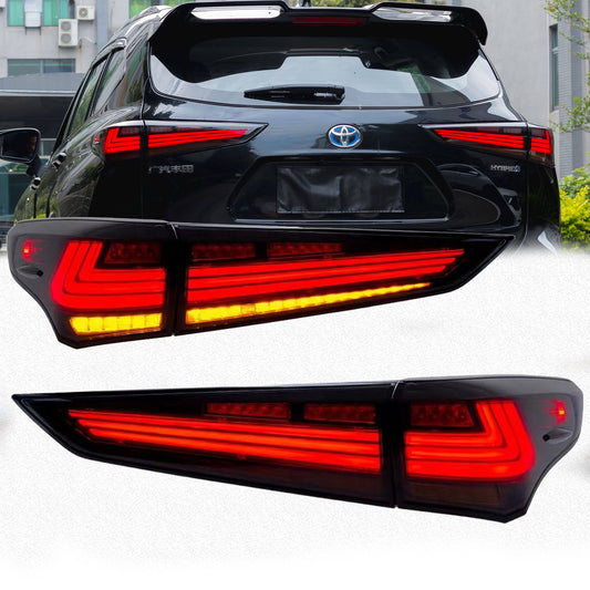 Full LED Tail Lights Assembly For Toyota Highlander 2020-2022