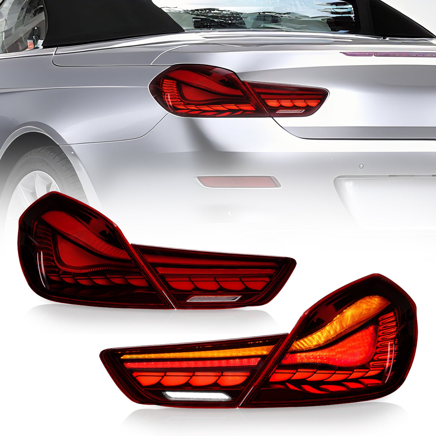 Archaic Full LED Tail Lights for BMW 6 Series F06 F12 F13 640i 650i M6 & ALPINA B6 2012–2019