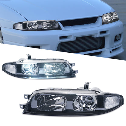 Archaic LED Headlights for Nissan Skyline R33 GT-R 1995–1998