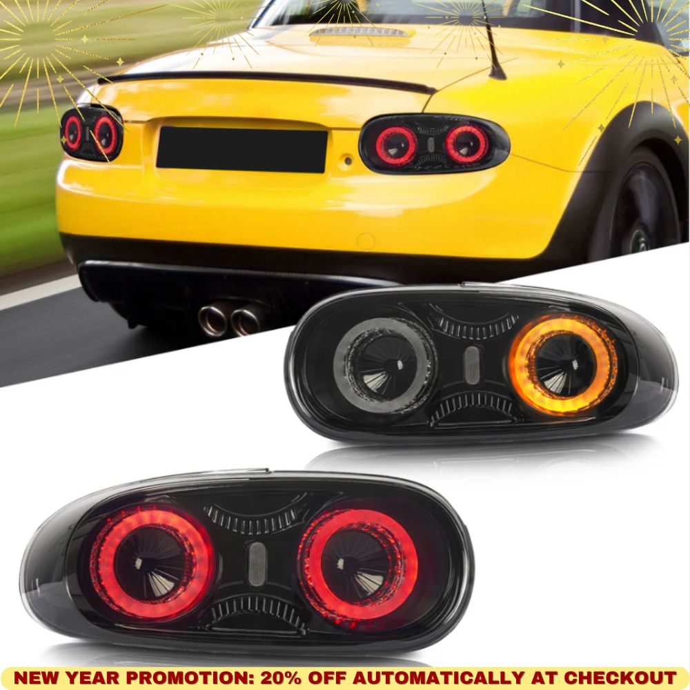 Archaic Full LED Tail Lights Assembly For Mazda Miata  MX-5 NC NC2 NC3 （2005-2015）With E-mark certification