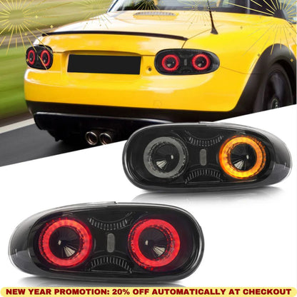 Archaic Full LED Tail Lights Assembly For Mazda Miata  MX-5 NC NC2 NC3 （2005-2015）With E-mark certification