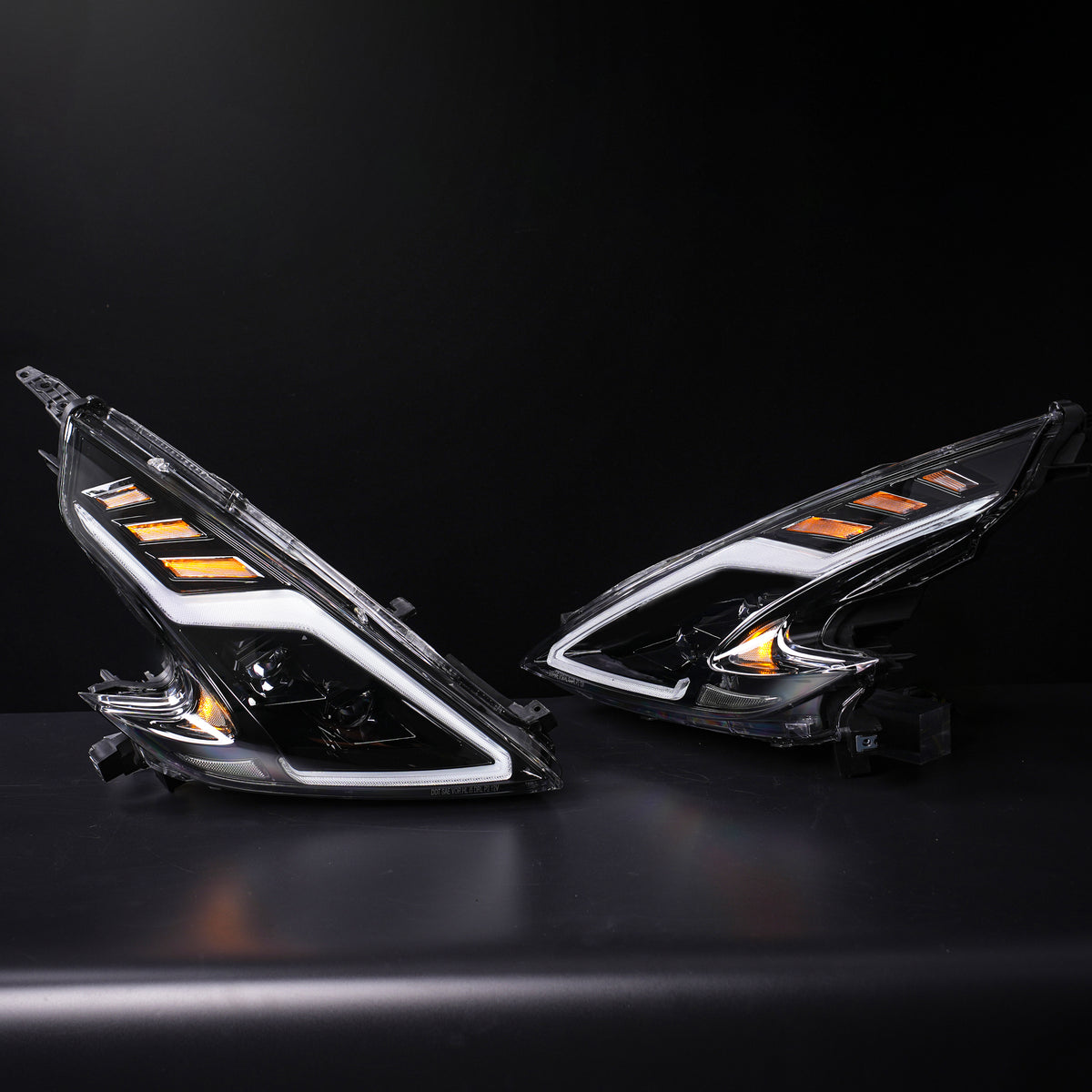 Archaic RGB LED Headlights For Nissan 370Z Z34 2009–2020 with App Control