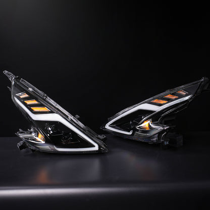 Archaic RGB LED Headlights For Nissan 370Z Z34 2009–2020 with App Control