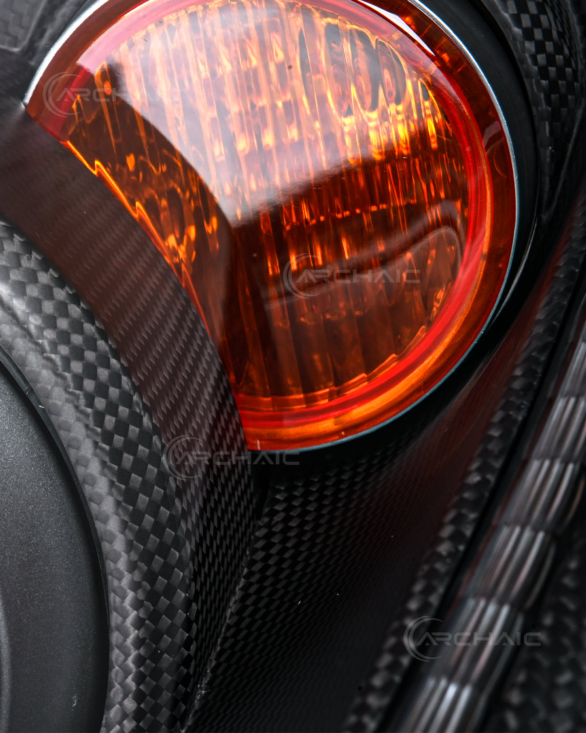 Ferrari F430 Carbon Fiber Wrapped Bi-Xenon Projector Headlights – E-Mark & DOT Certified OEM+ Upgrade