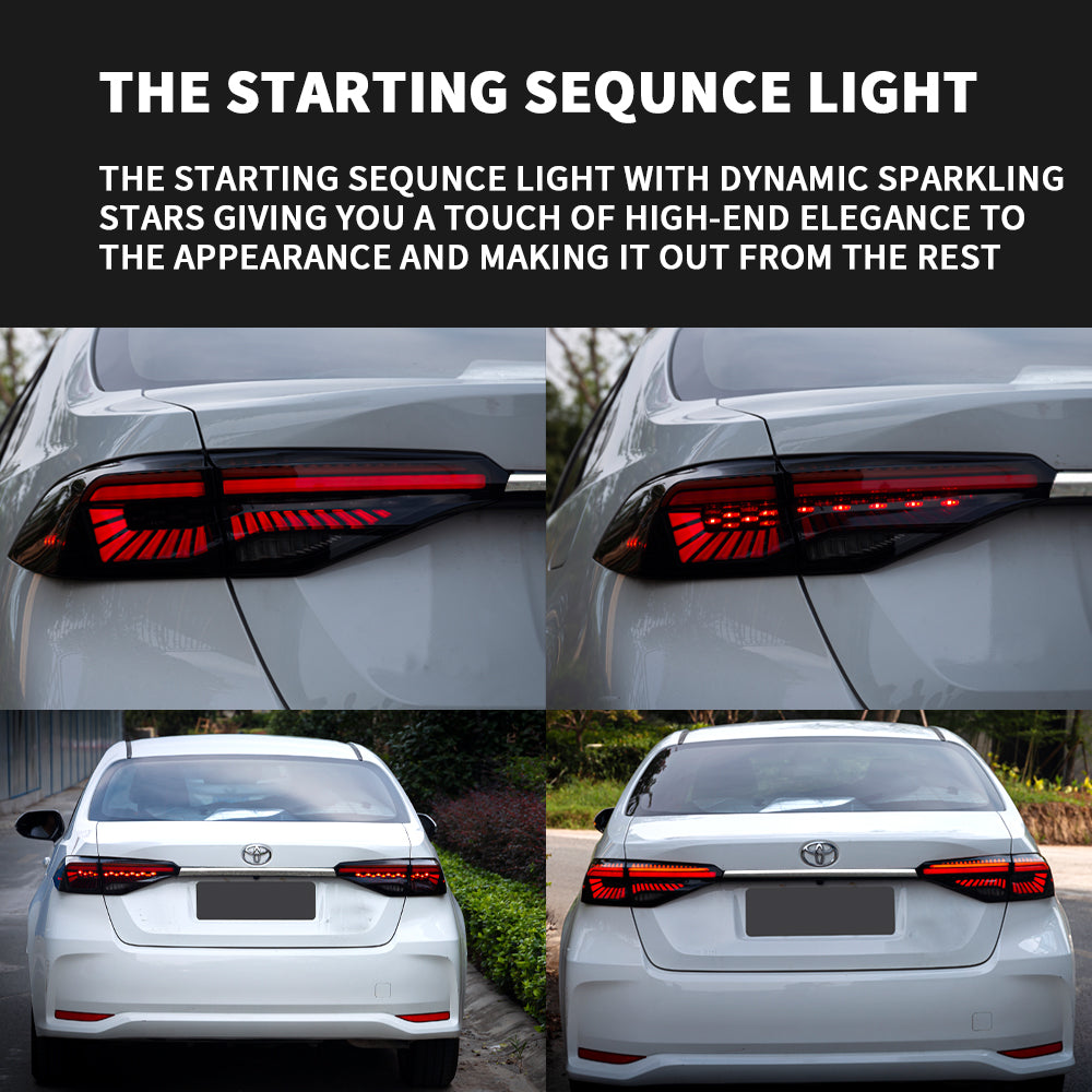 Full LED Tail Lights Assembly For Toyota Corolla 2019-2022 (EU version)