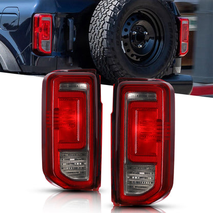 Tail Light Assembly For Ford Bronco 2021-2023 2/4 door, OE Style,Smoked