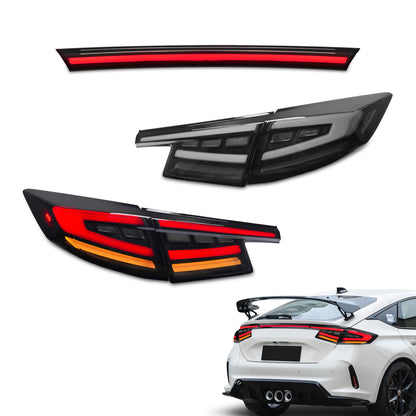 LED Tail Lights for 2022-2024 Honda Civic Hatchback /Type-R, Tail Light Assembly for 11th Gen Civic （2022-2024）