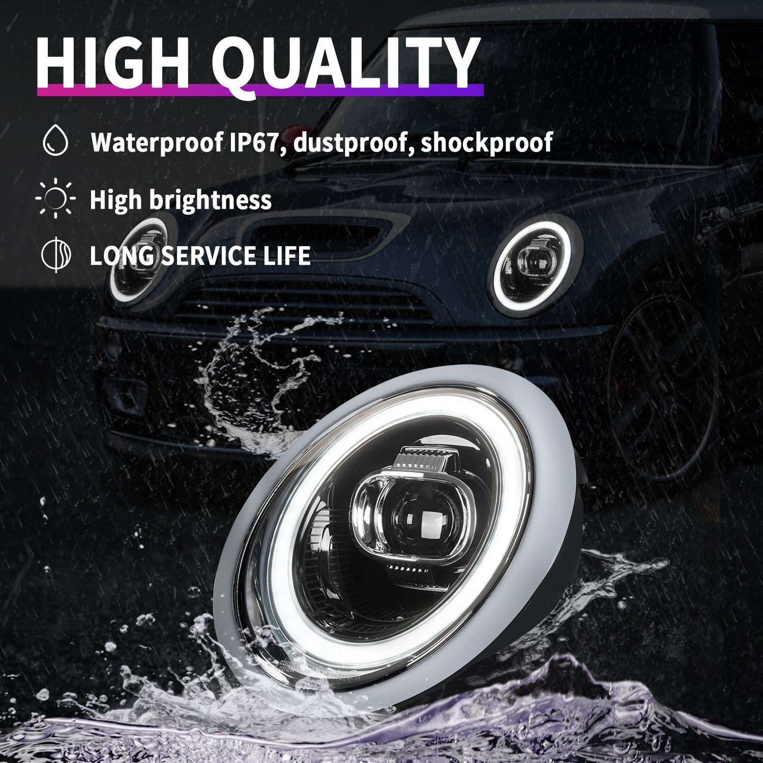 Projector Headlights For Mini Cooper R50 R52 R53 2001-2007