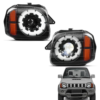 OEM Style LED Headlights Compatible with Suzuki Jimny 2007–2015 | Projector Upgrade