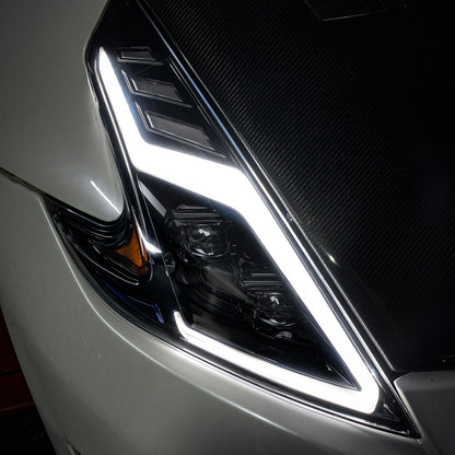 Full LED Headlights for Nissan 370Z Z34 2009–2020 | Startup Animation DRL
