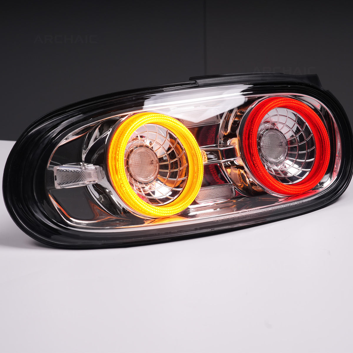 Feux arrière à LED complets (teinte fumée claire) pour Mazda Miata NA (modèle ancien) - Déjà homologué E-mark