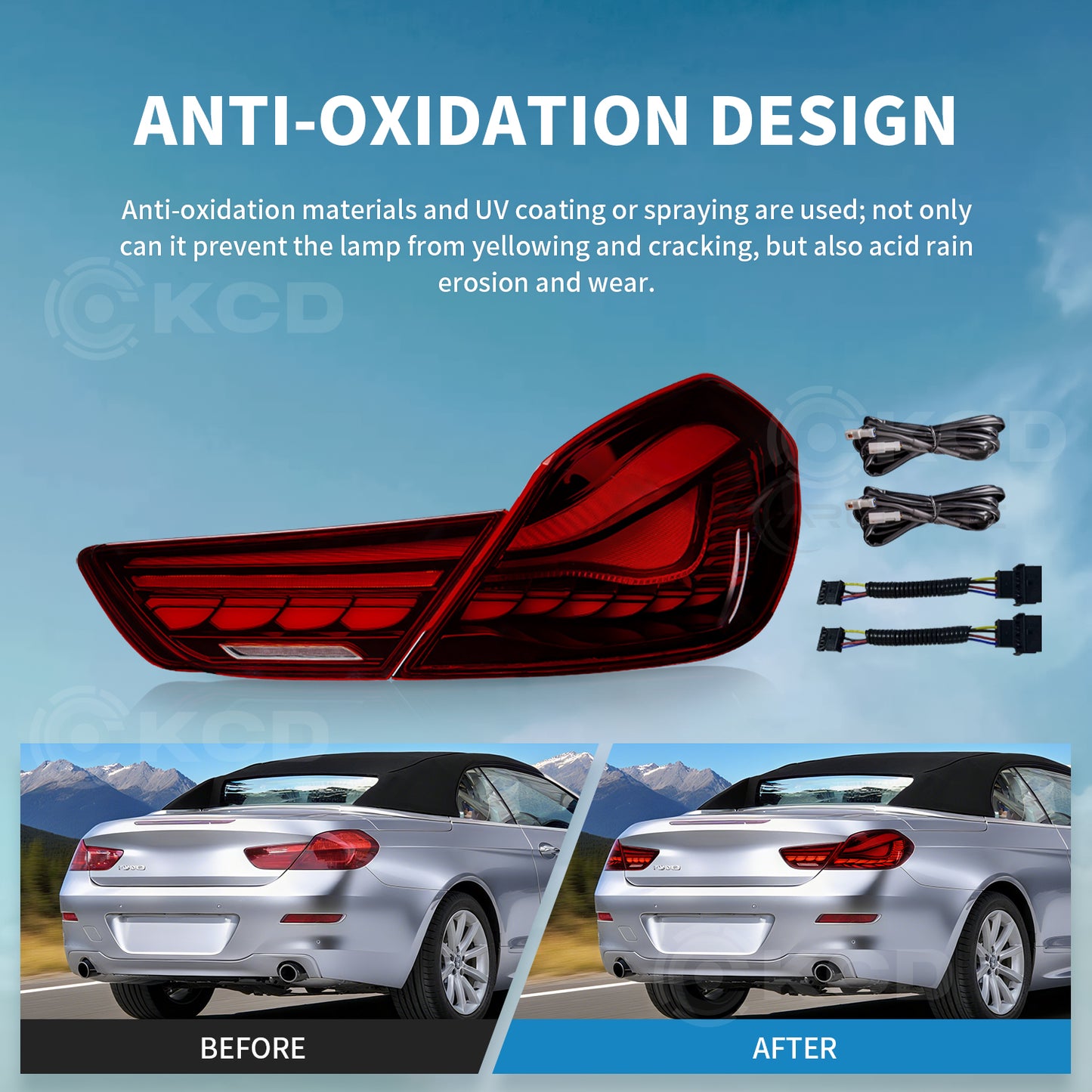 Archaic Full LED Tail Lights for BMW 6 Series F06 F12 F13 640i 650i M6 & ALPINA B6 2012–2019