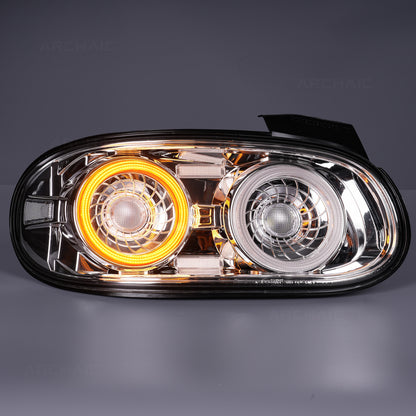 Feux arrière à LED Archaic pour Mazda MX-5 Miata NB 1998–2005, feux de jour à animation 3D, design JDM, installation facile, paire