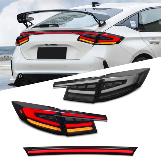 LED Tail Lights for 2022-2024 Honda Civic Hatchback /Type-R, Tail Light Assembly for 11th Gen Civic （2022-2024）