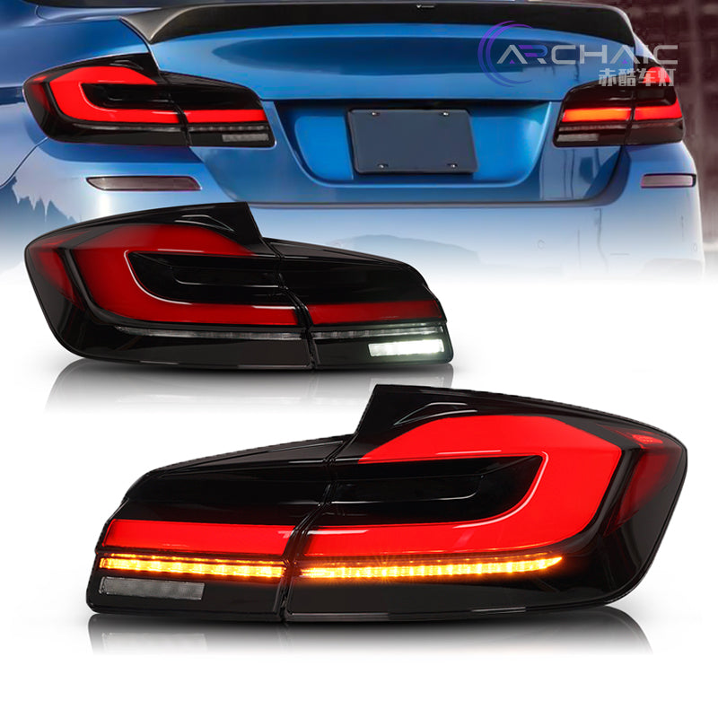 Full LED Tail Lights Assembly For BMW 5 series F10 F18 2010-2017,Upgrade G38 style