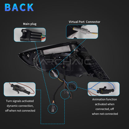 Tail Light Assembly for 2022-2025 Subaru WRX VB Base/Premium/Limited/GT/TS RGB