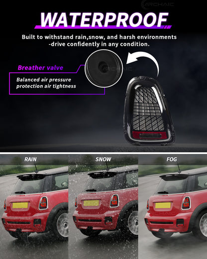 Archaic Full LED Tail Lights for MINI Cooper R56 Hatchback (2007–2014)