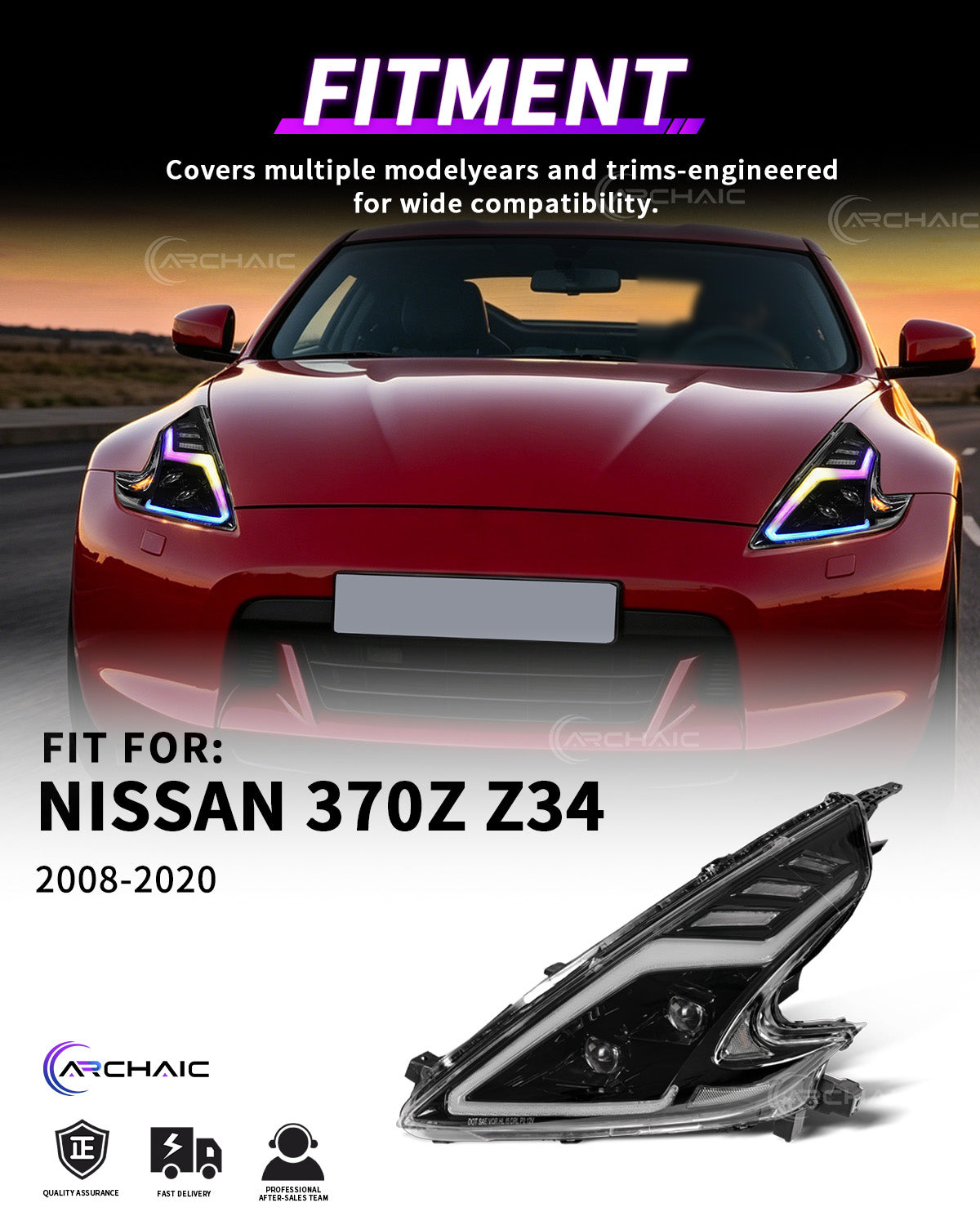 For Fairlady Z Z34 (370Z) – Archaiclighting