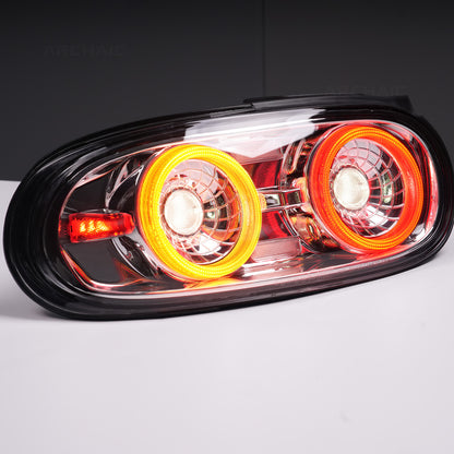 Feux arrière à LED complets (teinte fumée claire) pour Mazda Miata NA (modèle ancien) - Déjà homologué E-mark