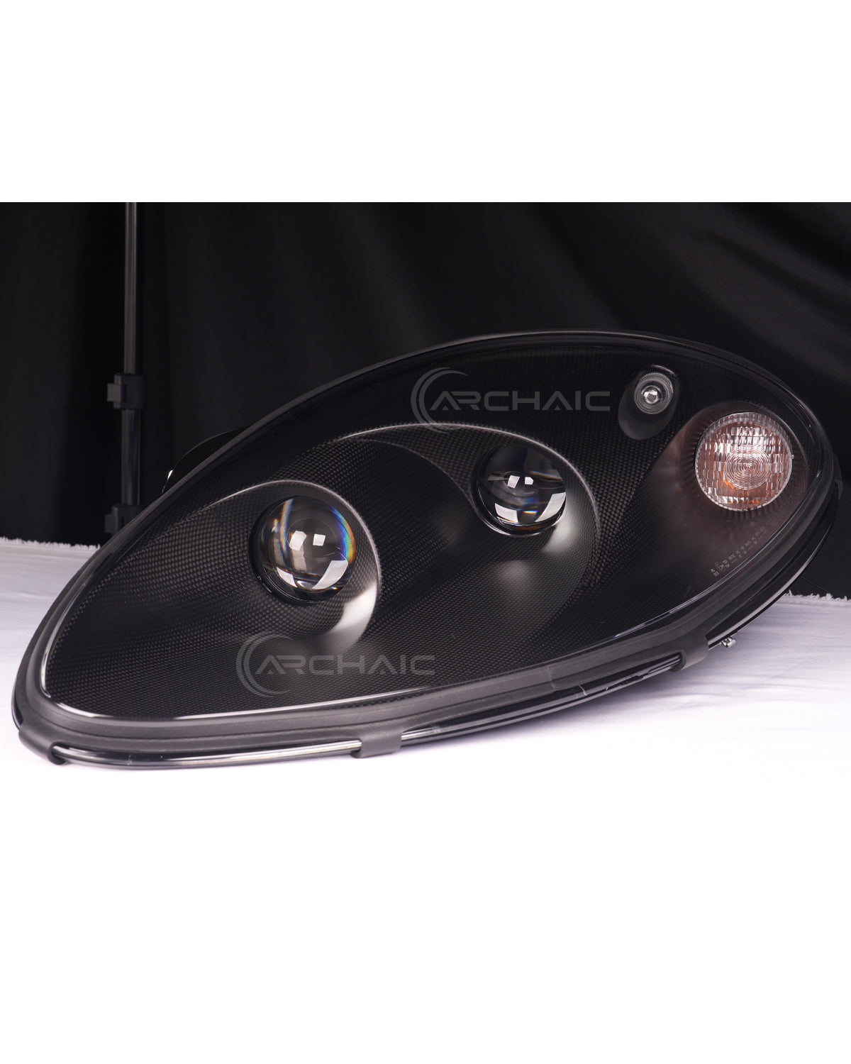 Bi-LED Headlights for Ferrari 360 Modena 1999-2004 | Real Carbon Fiber OEM+ Upgrade,with E-matk CertificateBi-LED Headlights for Ferrari 360 Modena 1999-2004 | Real Carbon Fiber OEM+ Upgrade,with E-matk Certificate