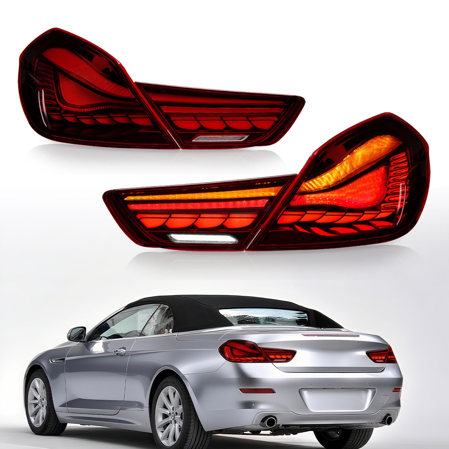 Archaic Full LED Tail Lights for BMW 6 Series F06 F12 F13 640i 650i M6 & ALPINA B6 2012–2019