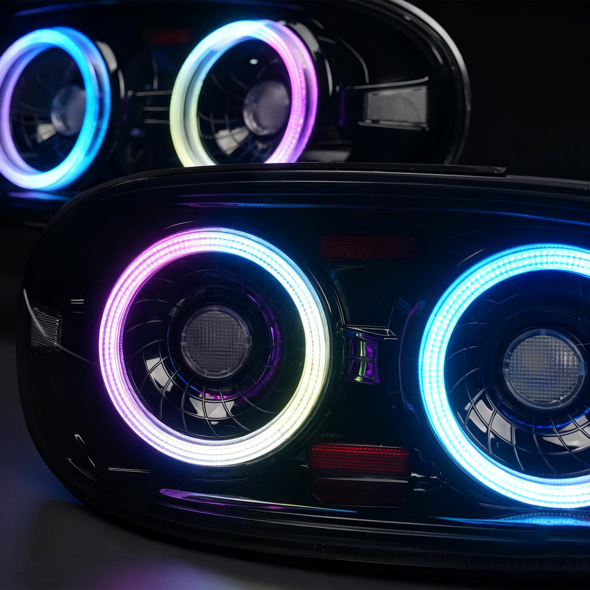 Luces traseras LED de estilo JDM arcaico para Mazda MX-5 Miata NB 1998-2005 | Mejora de par RGB