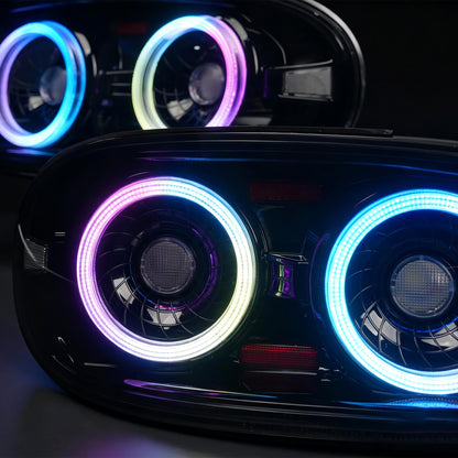 Luces traseras LED de estilo JDM arcaico para Mazda MX-5 Miata NB 1998-2005 | Mejora de par RGB