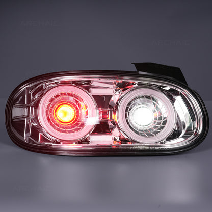 Feux arrière à LED Archaic pour Mazda MX-5 Miata NB 1998–2005, feux de jour à animation 3D, design JDM, installation facile, paire