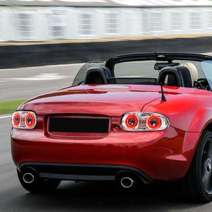 Archaic Chrome Edition Full LED Tail Lights for Mazda MX-5 Miata NC 2005–2015