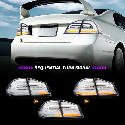 Diamond-Style LED Tail Lights for Honda Civic 2006–2011 | Startup Animation & Sequential Signals