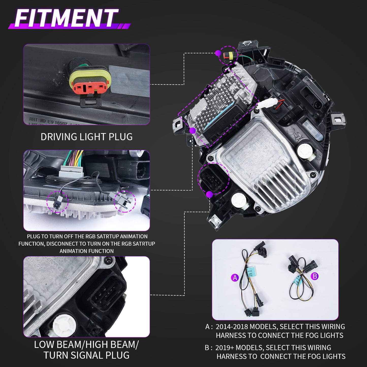 DRL Sequential Headlights for Clubman F56 F55 F57 2014–2024 Full Lighting System