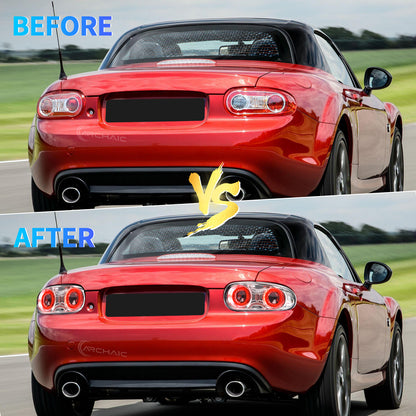 Archaic Chrome Edition Full LED Tail Lights for Mazda MX-5 Miata NC 2005–2015