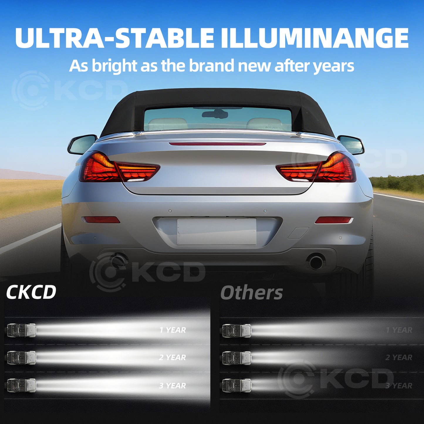 Archaic Full LED Tail Lights for BMW 6 Series F06 F12 F13 640i 650i M6 & ALPINA B6 2012–2019