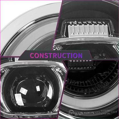 LED Projector Headlights For Mini Cooper R50 R52 R53 2001-2007 E-mark Approved