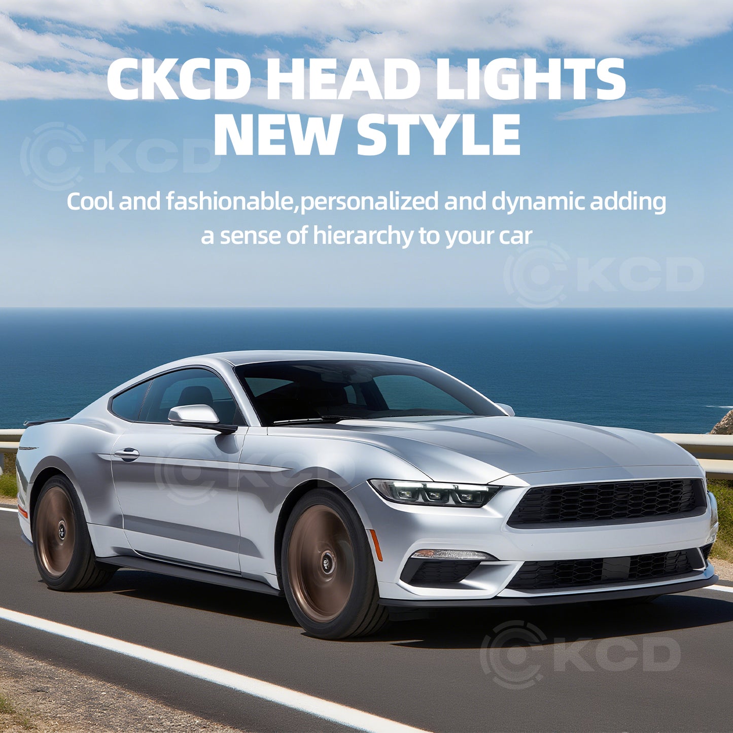 LED Projector Headlights for 2024–2026 Ford Mustang S650 | Startup Animation & Sequential Turn Signals