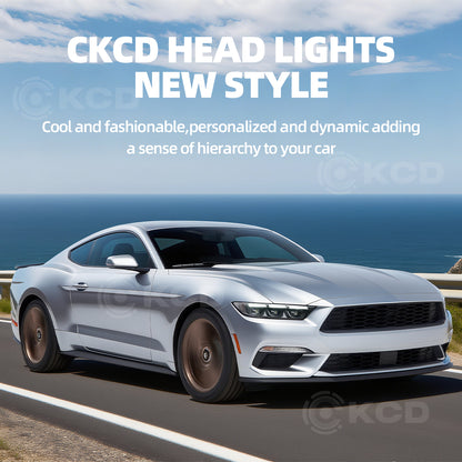 LED Projector Headlights for 2024–2026 Ford Mustang S650 | Startup Animation & Sequential Turn Signals
