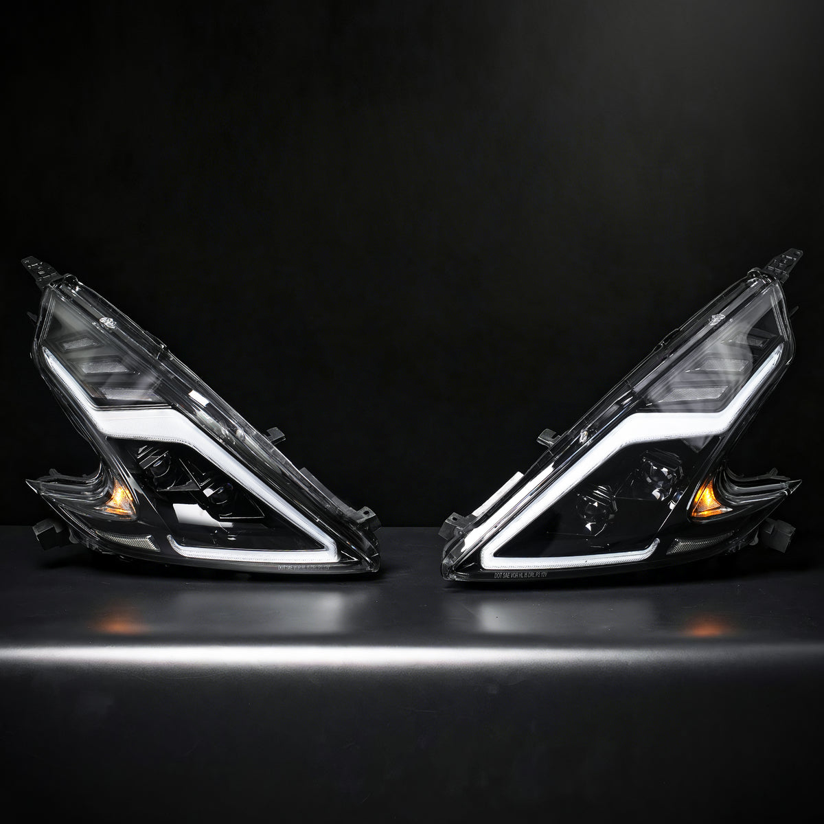 Archaic RGB LED Headlights For Nissan 370Z Z34 2009–2020 with App Control
