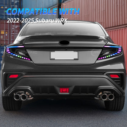 Tail Light Assembly for 2022-2025 Subaru WRX VB Base/Premium/Limited/GT/TS RGB